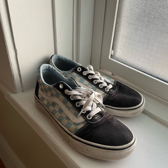 Blue checkered vans women’s - Picture 1 of 1